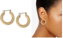Lucky Brand Small Tubular Hoop Earrings 1"